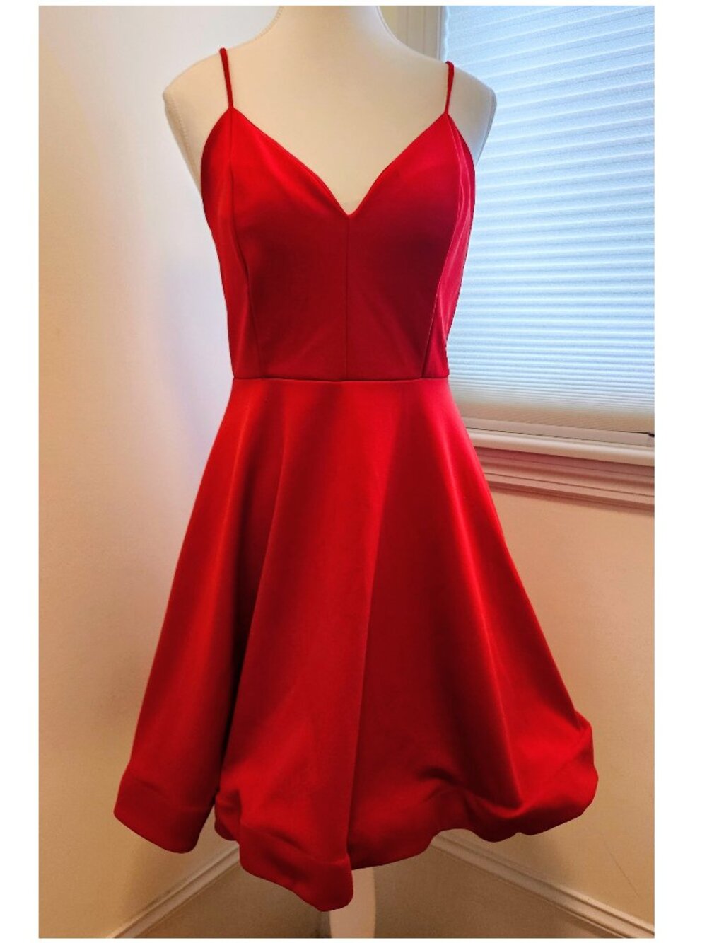 Papaya Crimson Party Dress